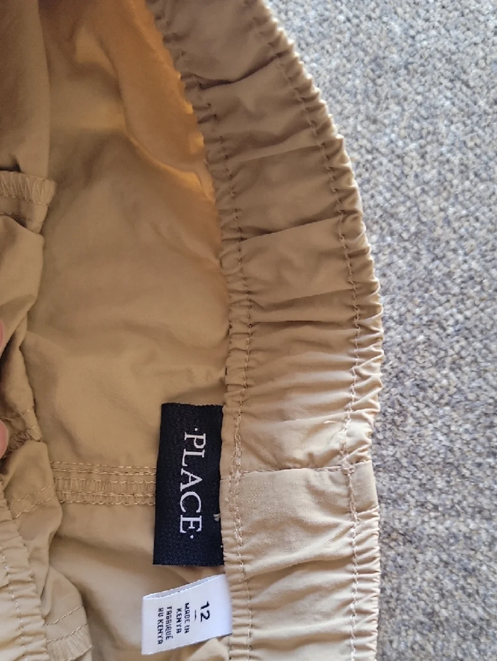 The Children's Place Boys' Lightweight Khaki and Olive Green Cargo Shorts